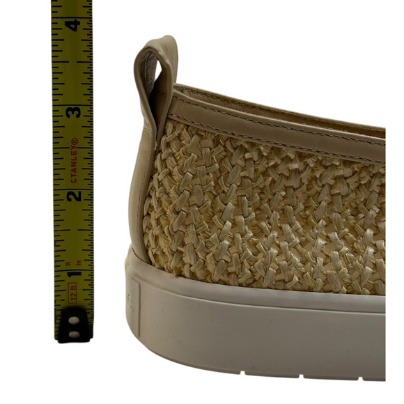 Vince Blair Natural Raffia Womens Slip On Sneakers Size 8M New $176 - Picture 7 of 10